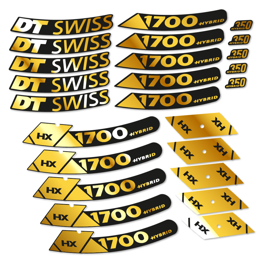 Aufkleber DT Swiss Hybrid HX 1700 Spline 29, MTB-Rad 29, Fahrradaufkleber Vinyl