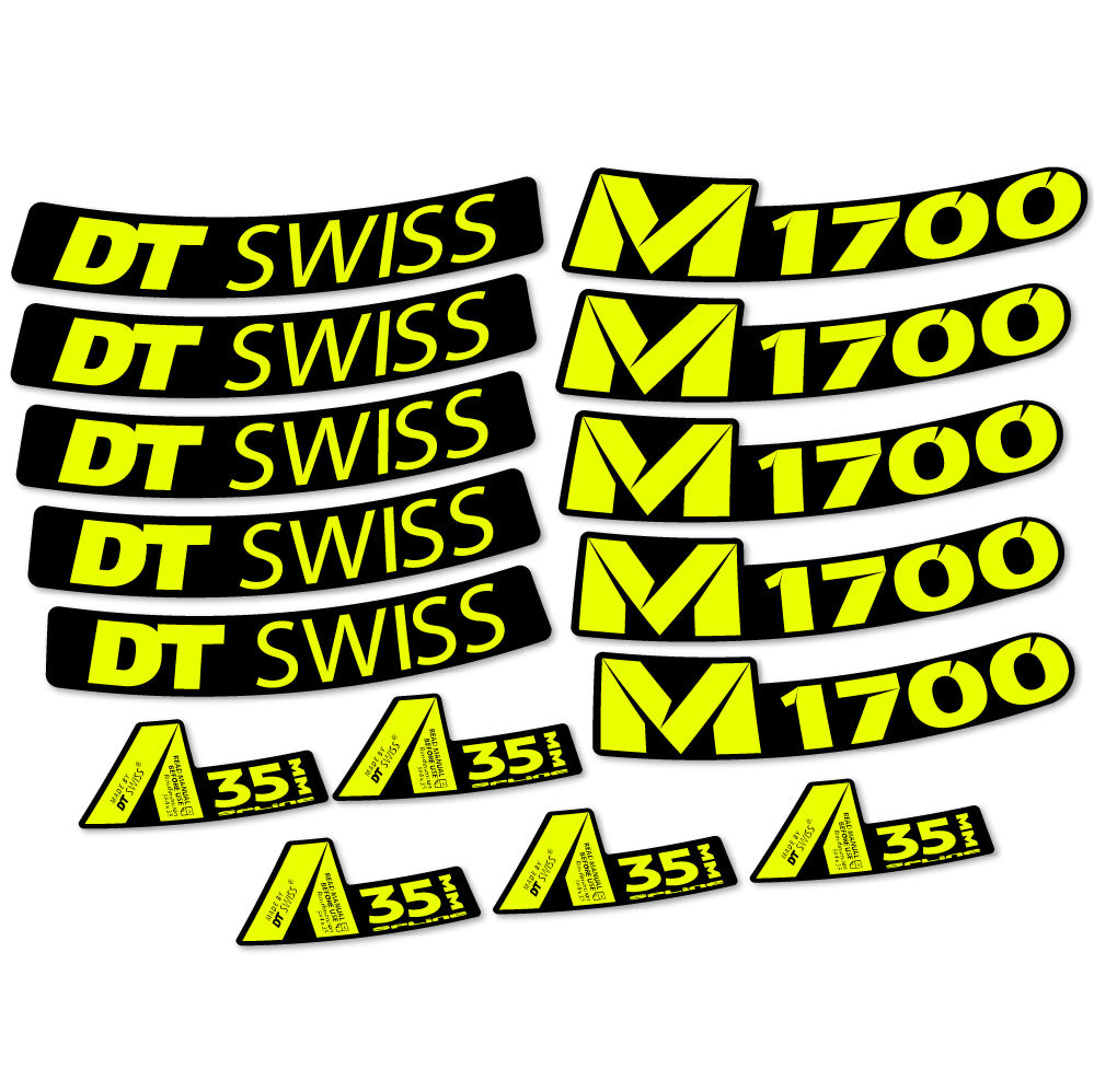 Aufkleber DT Swiss M1700 35mm, MTB-Rad 29, Fahrradaufkleber Vinyl