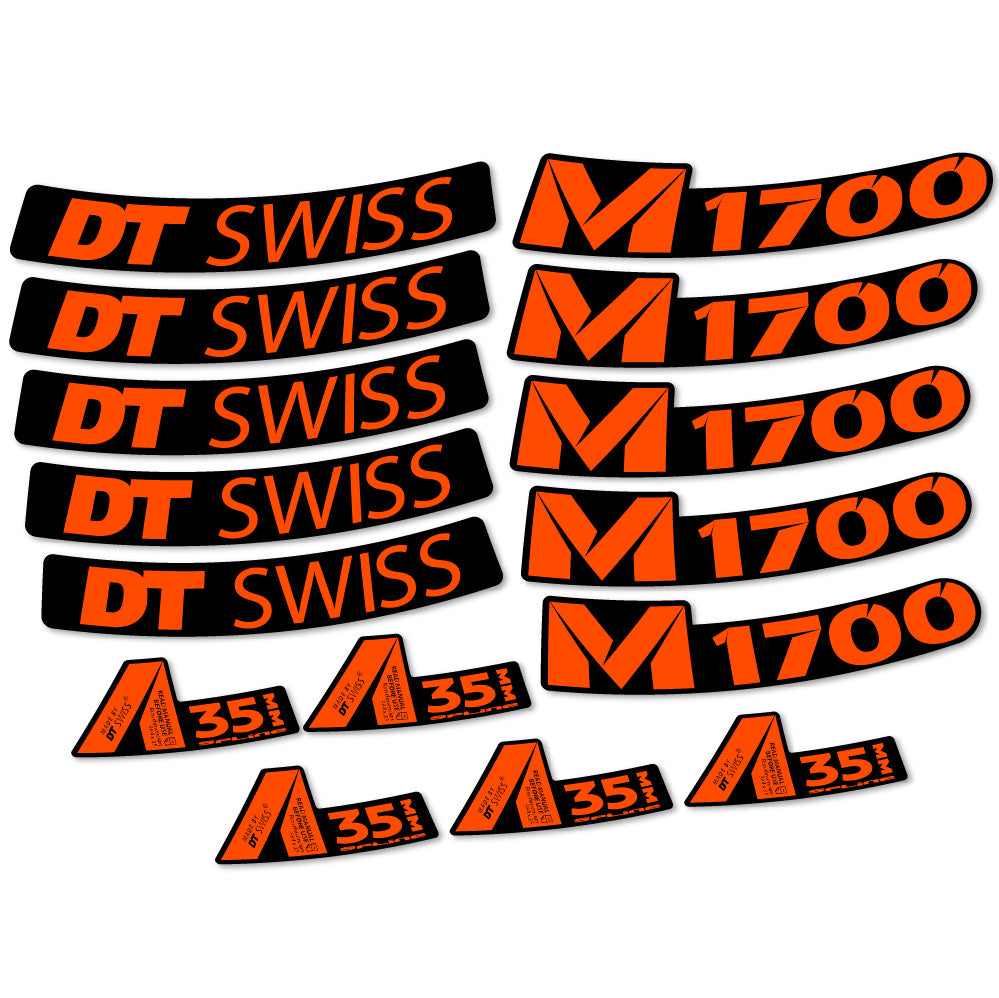 Aufkleber DT Swiss M1700 35mm, MTB-Rad 29, Fahrradaufkleber Vinyl