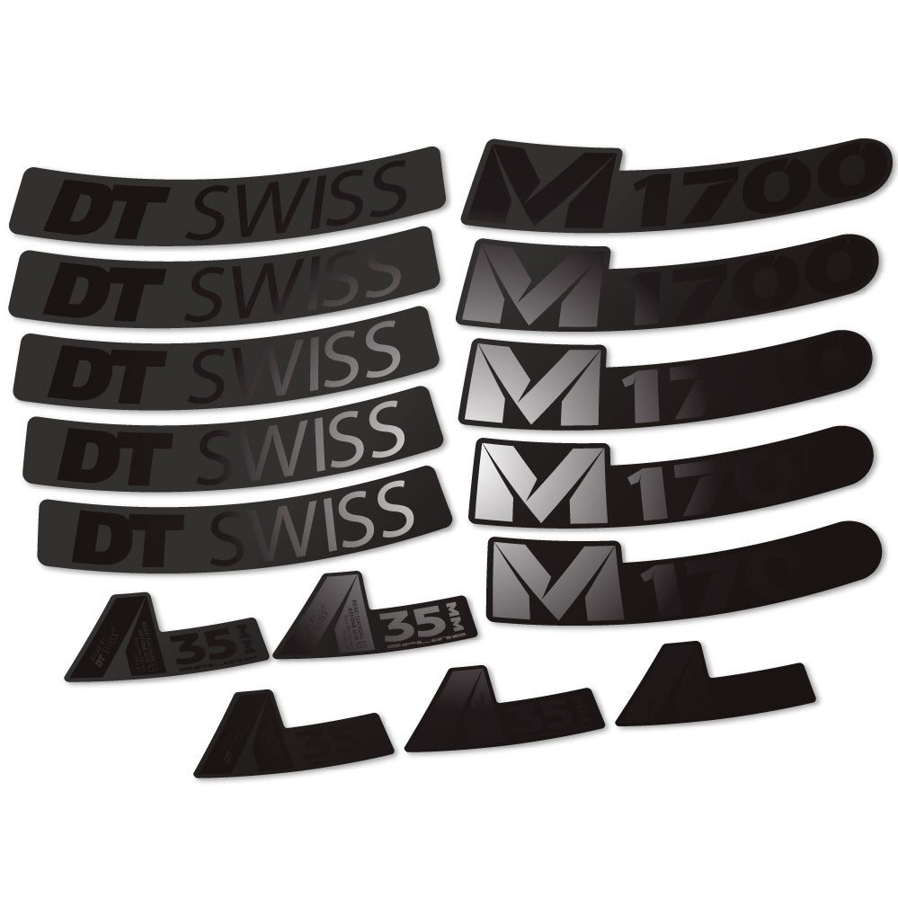 Aufkleber DT Swiss M1700 35mm, MTB-Rad 29, Fahrradaufkleber Vinyl