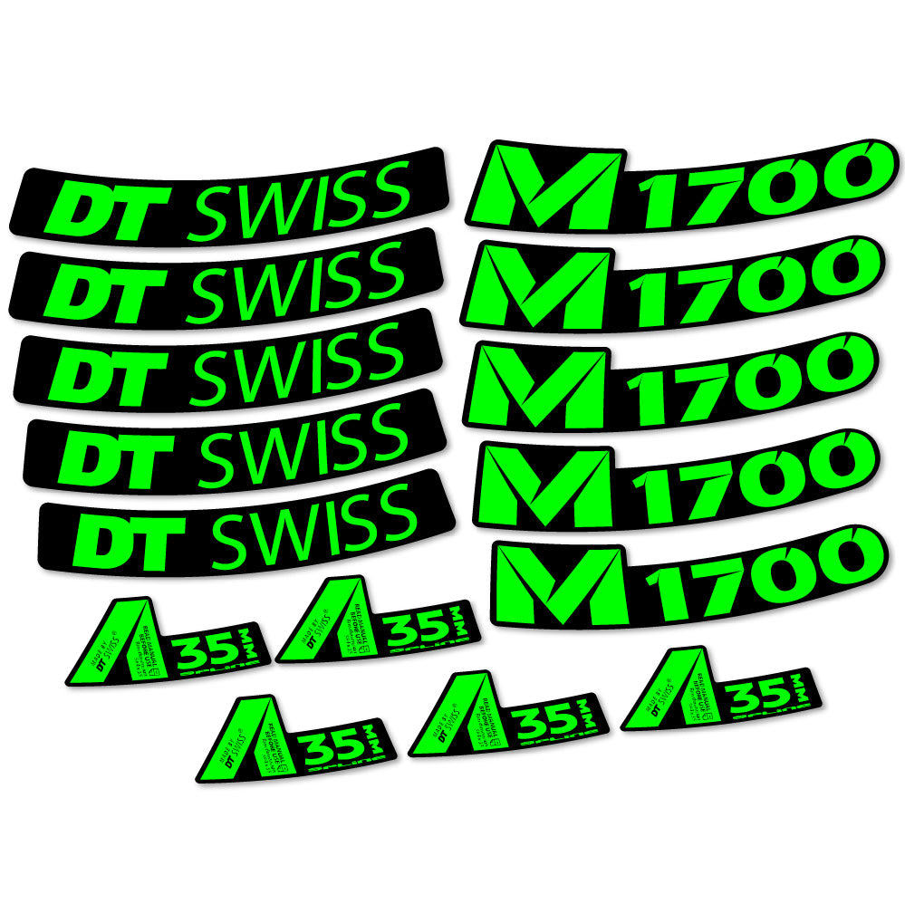 Aufkleber DT Swiss M1700 35mm, MTB-Rad 29, Fahrradaufkleber Vinyl