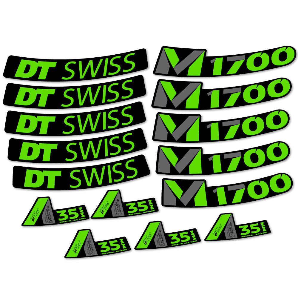 Aufkleber DT Swiss M1700 35mm, MTB-Rad 29, Fahrradaufkleber Vinyl