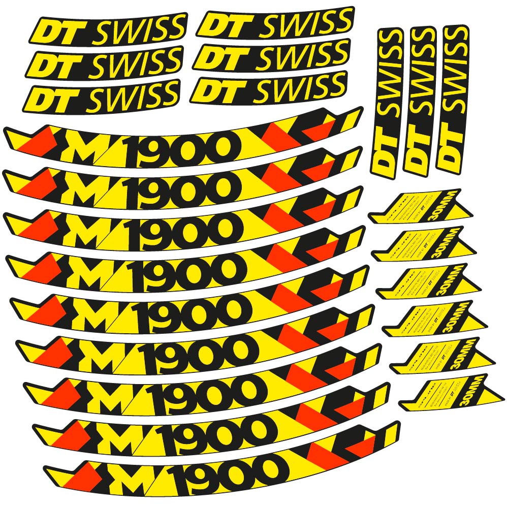 Decal DT Swiss M1900, MTB Wheel 29, bike sticker vinyl