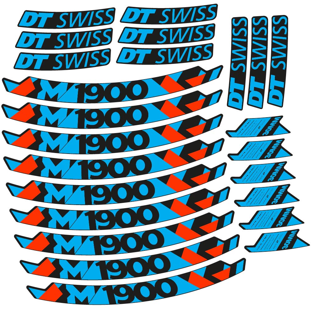 Decal DT Swiss M1900, MTB Wheel 29, bike sticker vinyl