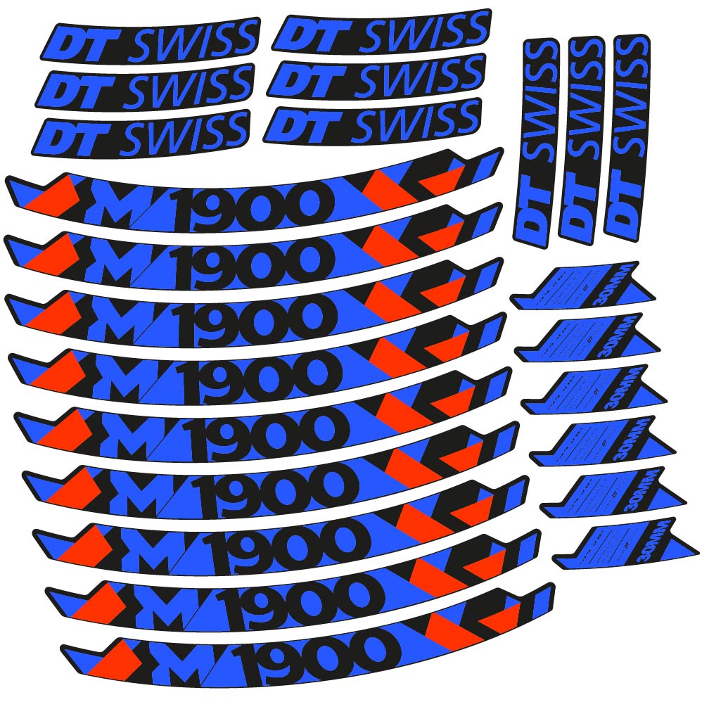 Decal DT Swiss M1900, MTB Wheel 29, bike sticker vinyl