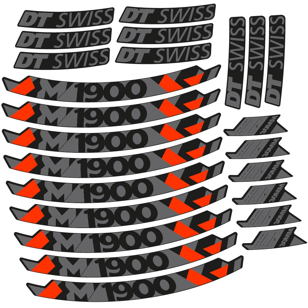 Decal DT Swiss M1900, MTB Wheel 29, bike sticker vinyl