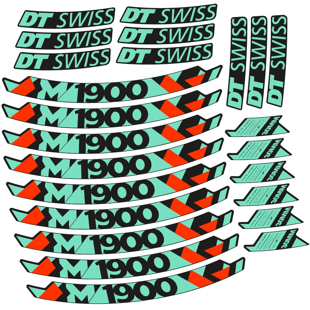 Decal DT Swiss M1900, MTB Wheel 29, bike sticker vinyl