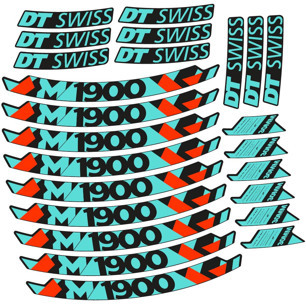 Decal DT Swiss M1900, MTB Wheel 29, bike sticker vinyl