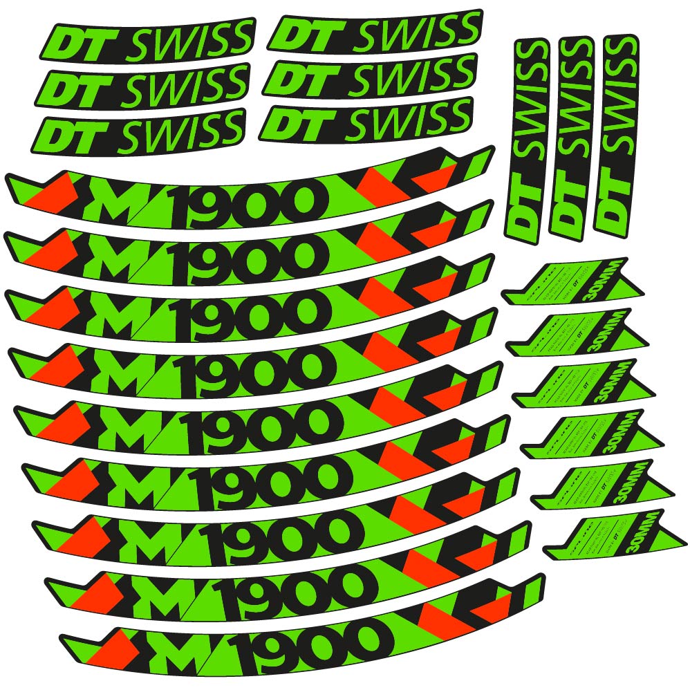 Decal DT Swiss M1900, MTB Wheel 29, bike sticker vinyl