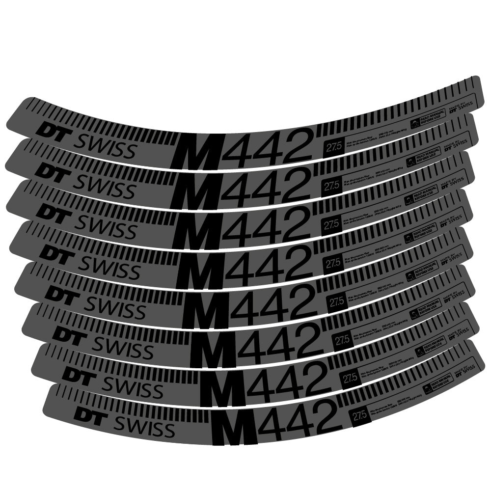 Aufkleber DT Swiss M442, MTB-Rad 29, Fahrradaufkleber Vinyl
