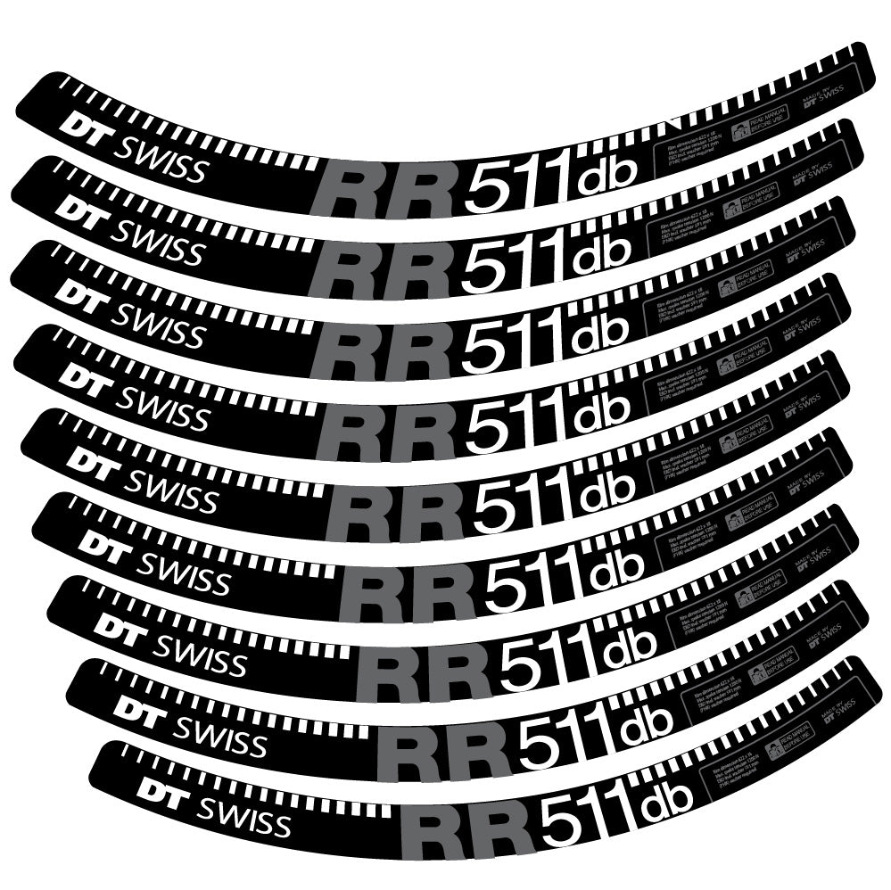 Aufkleber DT Swiss FR511 db, MTB-Rad 29, Fahrradaufkleber Vinyl