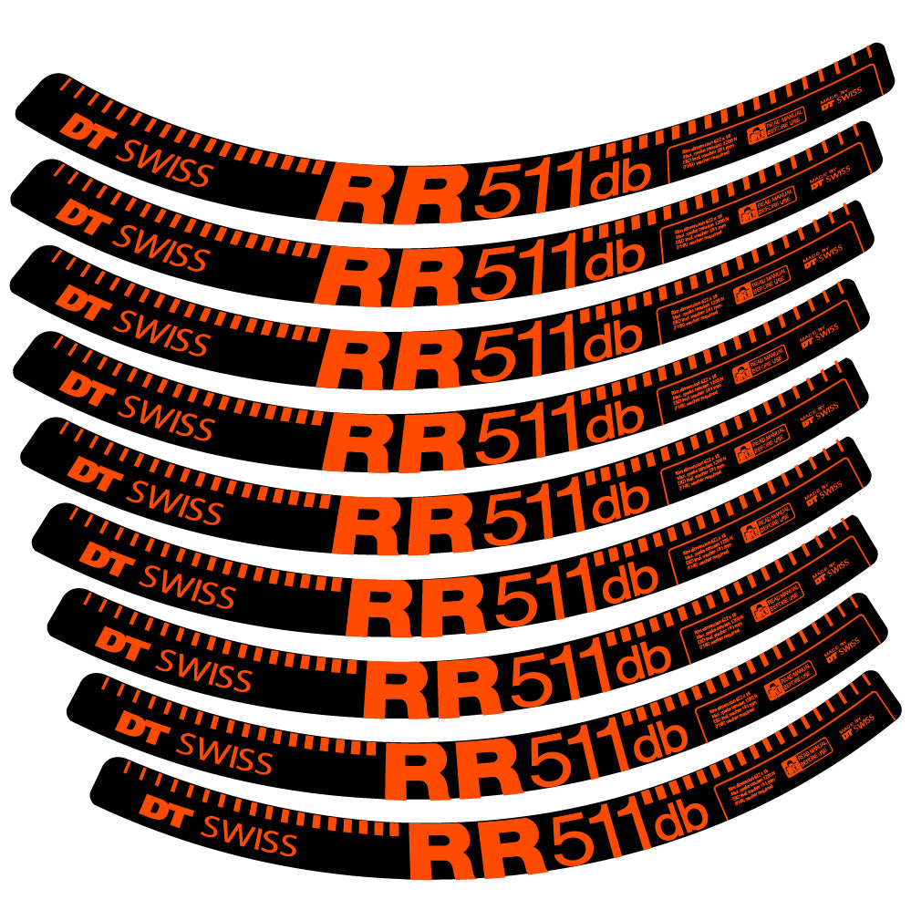 Aufkleber DT Swiss FR511 db, MTB-Rad 29, Fahrradaufkleber Vinyl