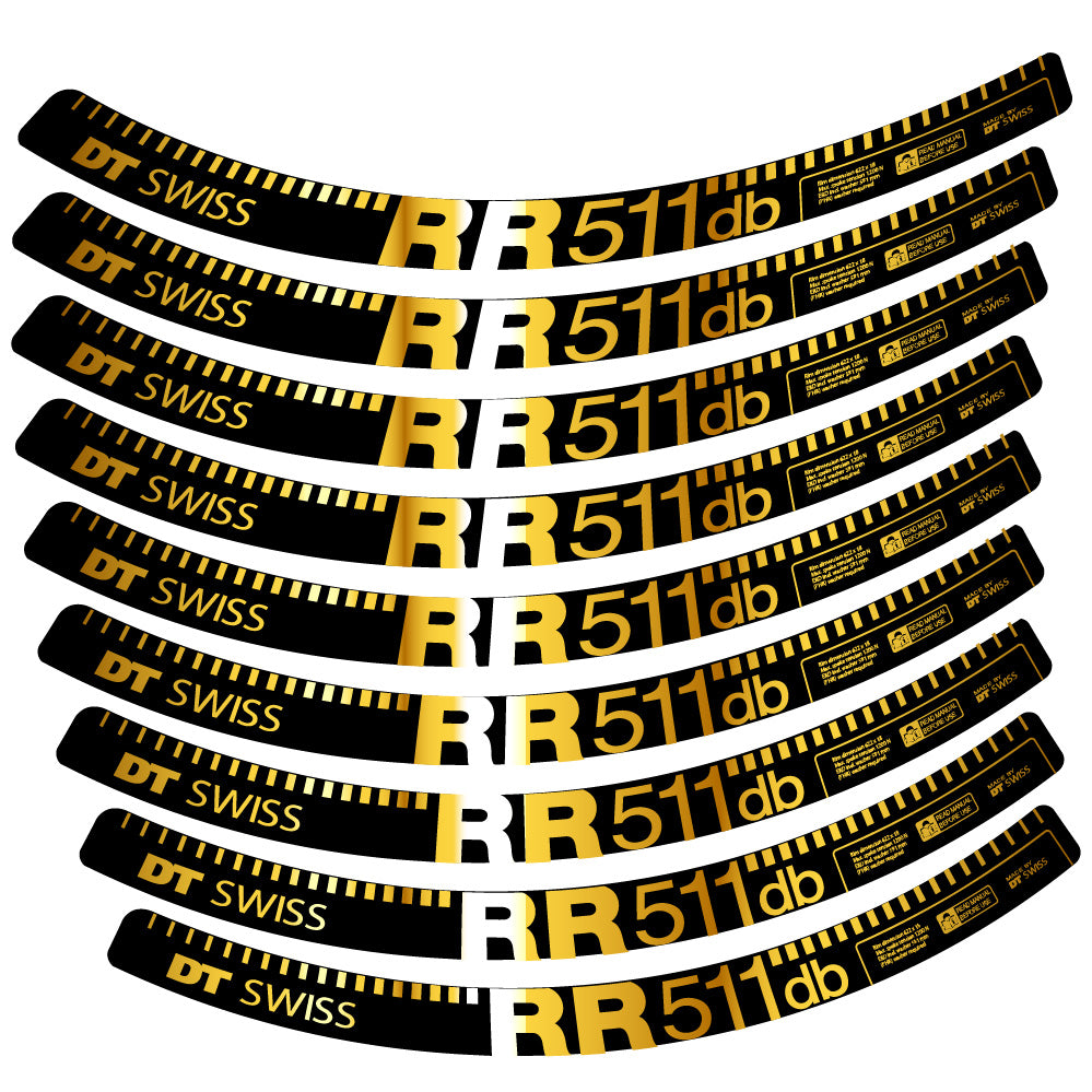 Aufkleber DT Swiss FR511 db, MTB-Rad 29, Fahrradaufkleber Vinyl