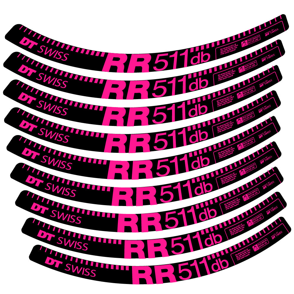 Aufkleber DT Swiss FR511 db, MTB-Rad 29, Fahrradaufkleber Vinyl