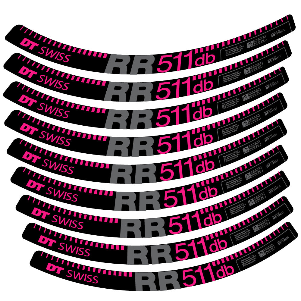 Aufkleber DT Swiss FR511 db, MTB-Rad 29, Fahrradaufkleber Vinyl