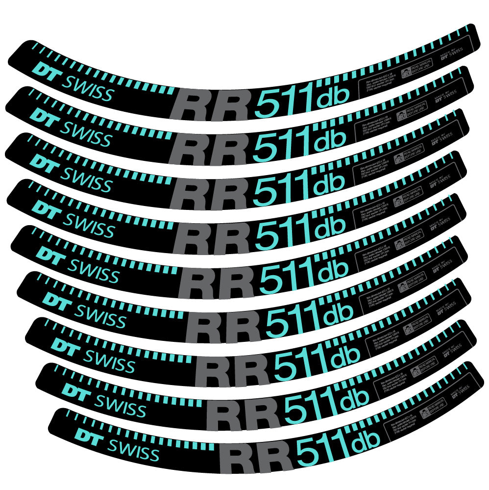 Aufkleber DT Swiss FR511 db, MTB-Rad 29, Fahrradaufkleber Vinyl