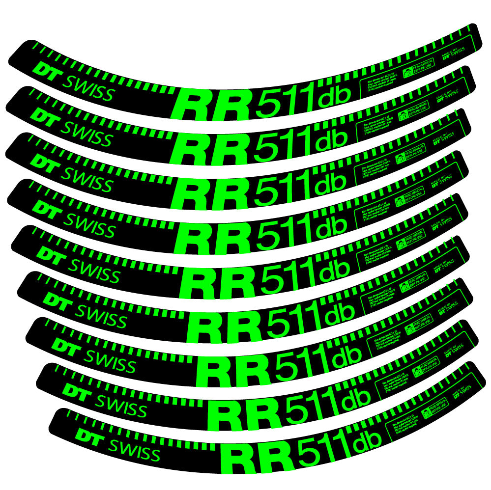 Aufkleber DT Swiss FR511 db, MTB-Rad 29, Fahrradaufkleber Vinyl