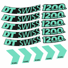 Load image into Gallery viewer, Decal DT Swiss XMC 1200 Spine 30, MTB Wheel 29, bike sticker vinyl
