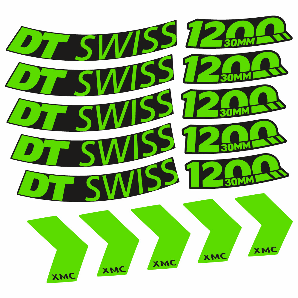 Decal DT Swiss XMC 1200 Spine 30, MTB Wheel 29, bike sticker vinyl