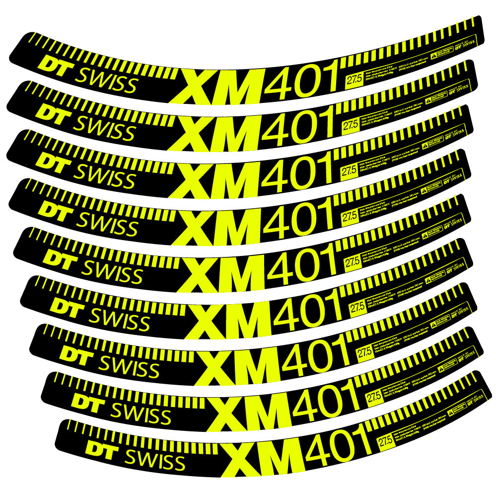 Aufkleber DT Swiss XM401, MTB-Rad 29, Fahrradaufkleber Vinyl