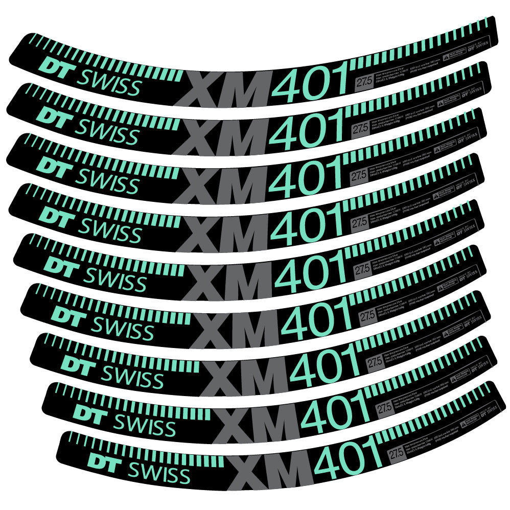 Aufkleber DT Swiss XM401, MTB-Rad 29, Fahrradaufkleber Vinyl