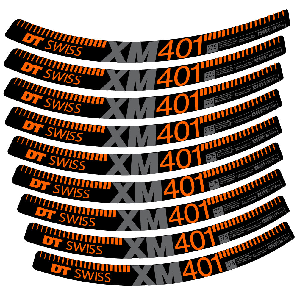 Aufkleber DT Swiss XM401, MTB-Rad 29, Fahrradaufkleber Vinyl