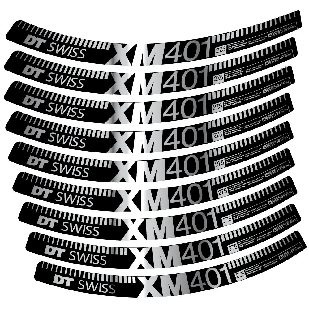 Aufkleber DT Swiss XM401, MTB-Rad 29, Fahrradaufkleber Vinyl