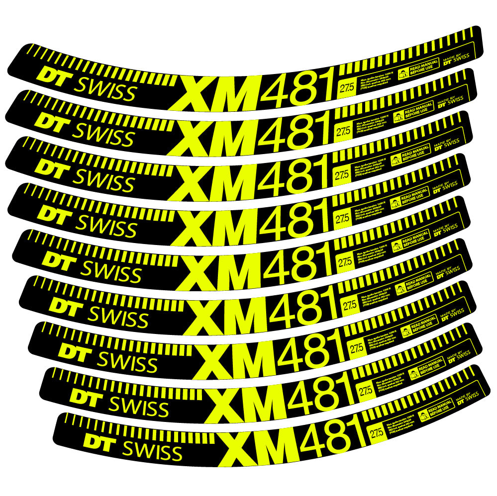 Aufkleber DT Swiss XM481, MTB-Rad 29, Fahrradaufkleber Vinyl