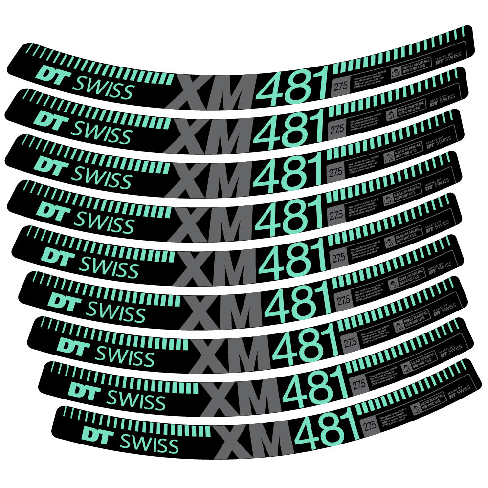 Aufkleber DT Swiss XM481, MTB-Rad 29, Fahrradaufkleber Vinyl
