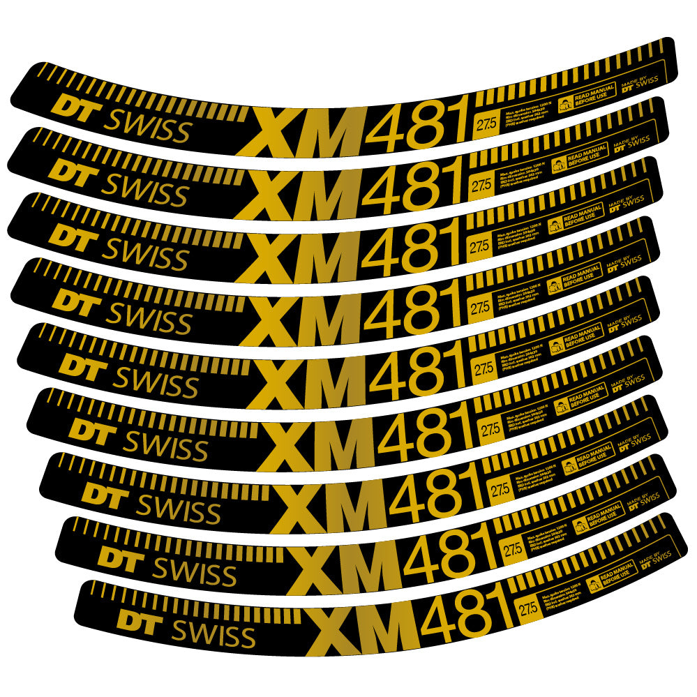 Aufkleber DT Swiss XM481, MTB-Rad 29, Fahrradaufkleber Vinyl