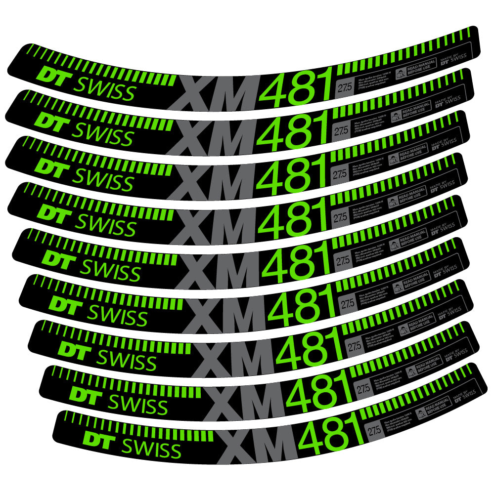 Aufkleber DT Swiss XM481, MTB-Rad 29, Fahrradaufkleber Vinyl