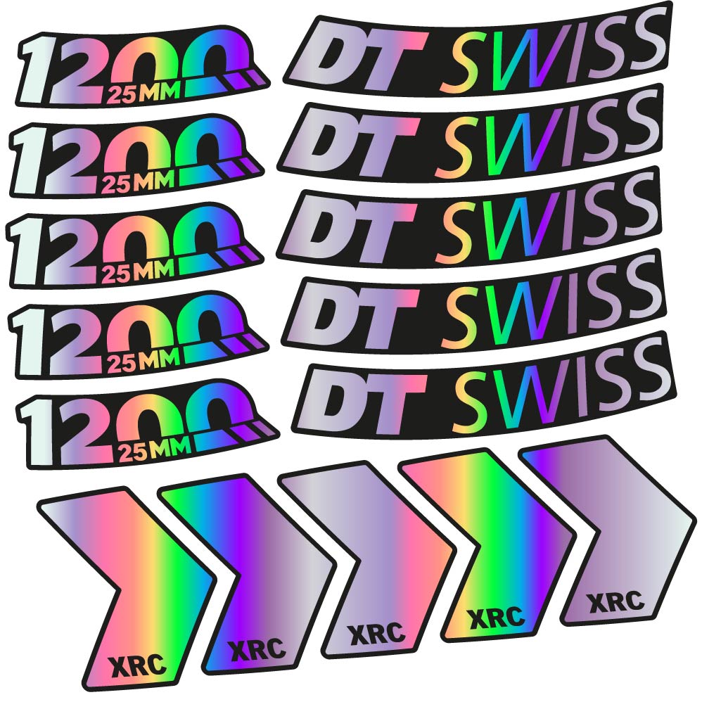 Decal DT Swiss XRC 1200 25mm, MTB Wheel 29, bike sticker vinyl