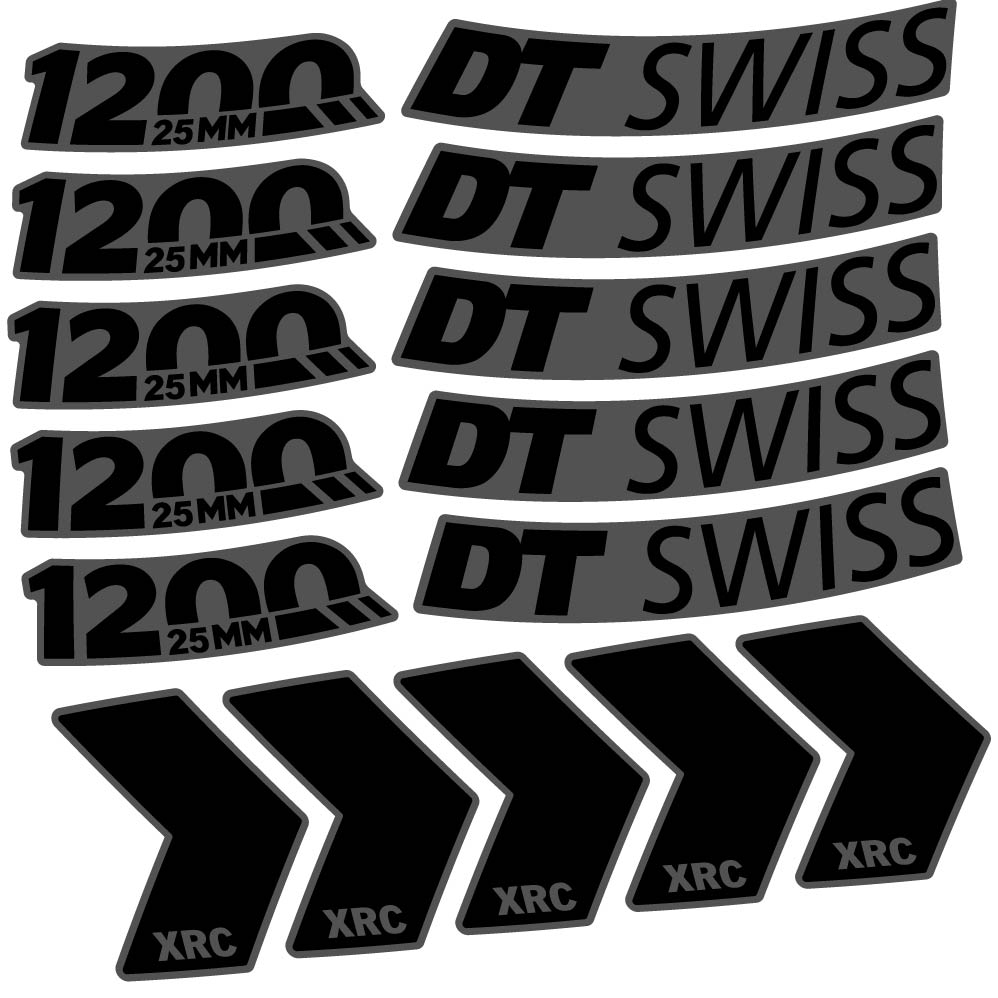 Decal DT Swiss XRC 1200 25mm, MTB Wheel 29, bike sticker vinyl