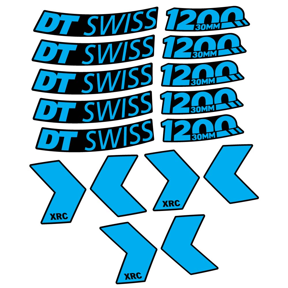 Decal DT Swiss XRC 1200 30mm, MTB Wheel 29, bike sticker vinyl