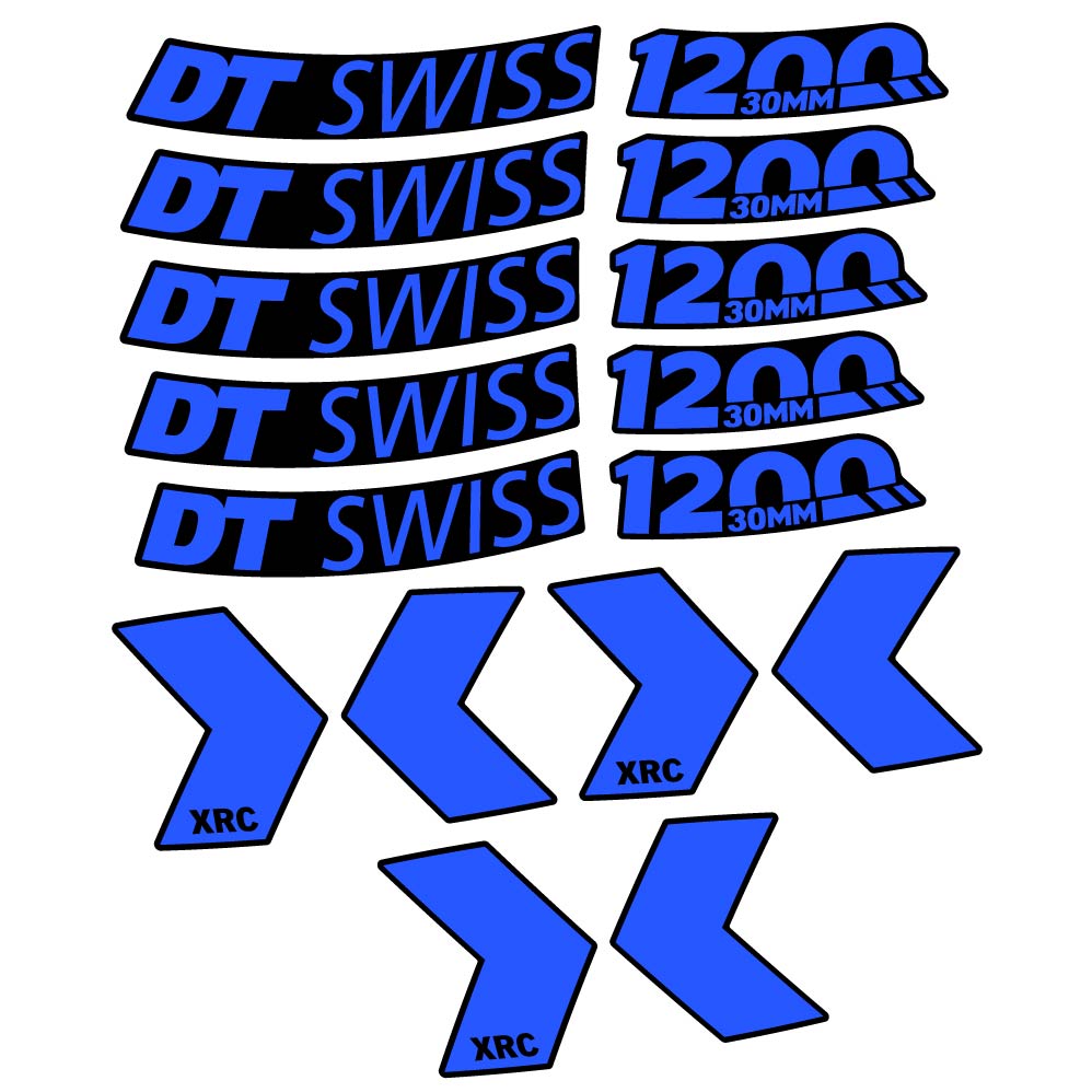 Decal DT Swiss XRC 1200 30mm, MTB Wheel 29, bike sticker vinyl