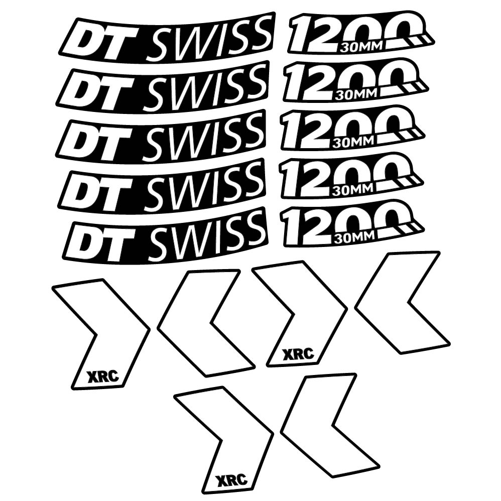 Decal DT Swiss XRC 1200 30mm, MTB Wheel 29, bike sticker vinyl