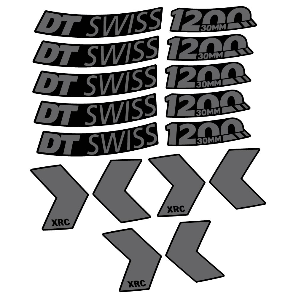 Decal DT Swiss XRC 1200 30mm, MTB Wheel 29, bike sticker vinyl