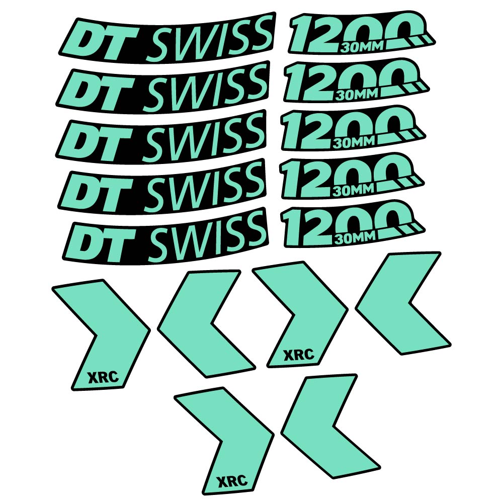 Decal DT Swiss XRC 1200 30mm, MTB Wheel 29, bike sticker vinyl