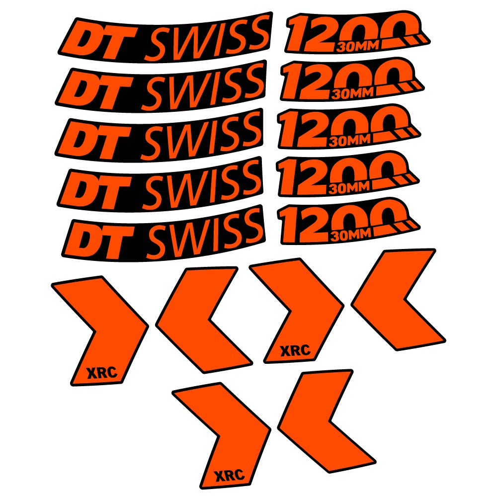 Decal DT Swiss XRC 1200 30mm, MTB Wheel 29, bike sticker vinyl