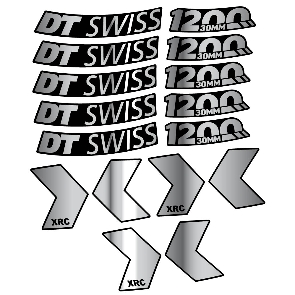 Decal DT Swiss XRC 1200 30mm, MTB Wheel 29, bike sticker vinyl
