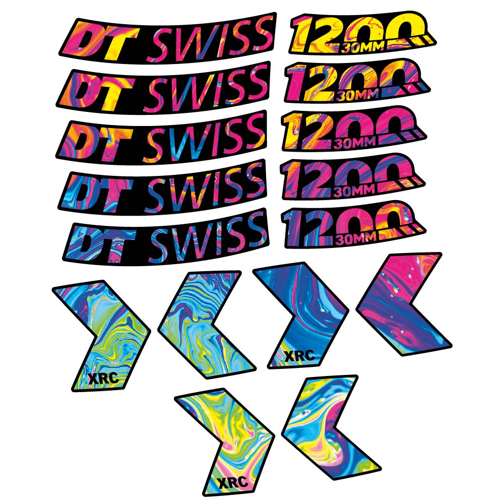 Decal DT Swiss XRC 1200 30mm, MTB Wheel 29, bike sticker vinyl