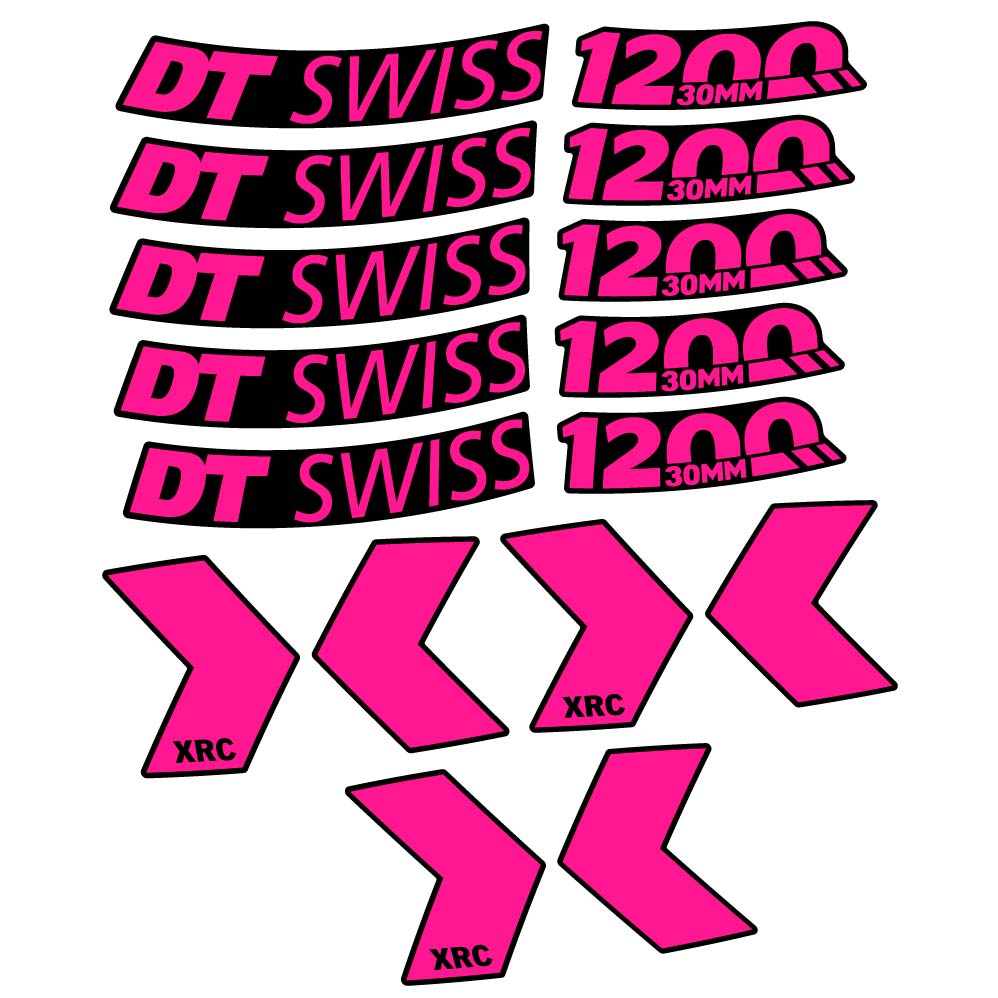Decal DT Swiss XRC 1200 30mm, MTB Wheel 29, bike sticker vinyl