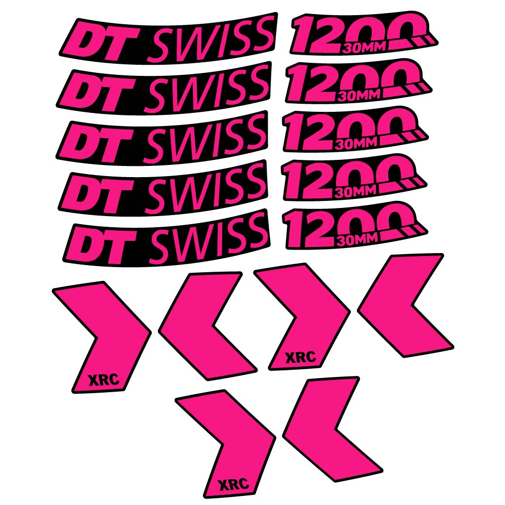Decal DT Swiss XRC 1200 30mm, MTB Wheel 29, bike sticker vinyl