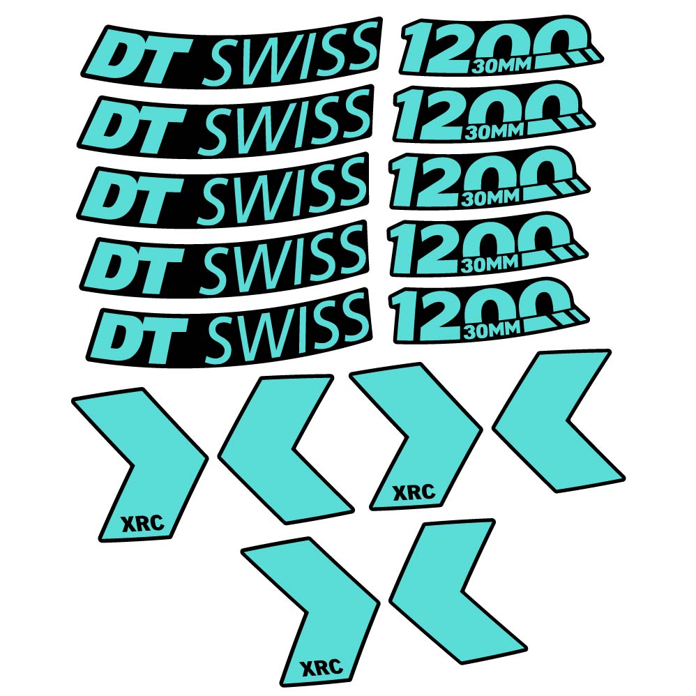 Decal DT Swiss XRC 1200 30mm, MTB Wheel 29, bike sticker vinyl
