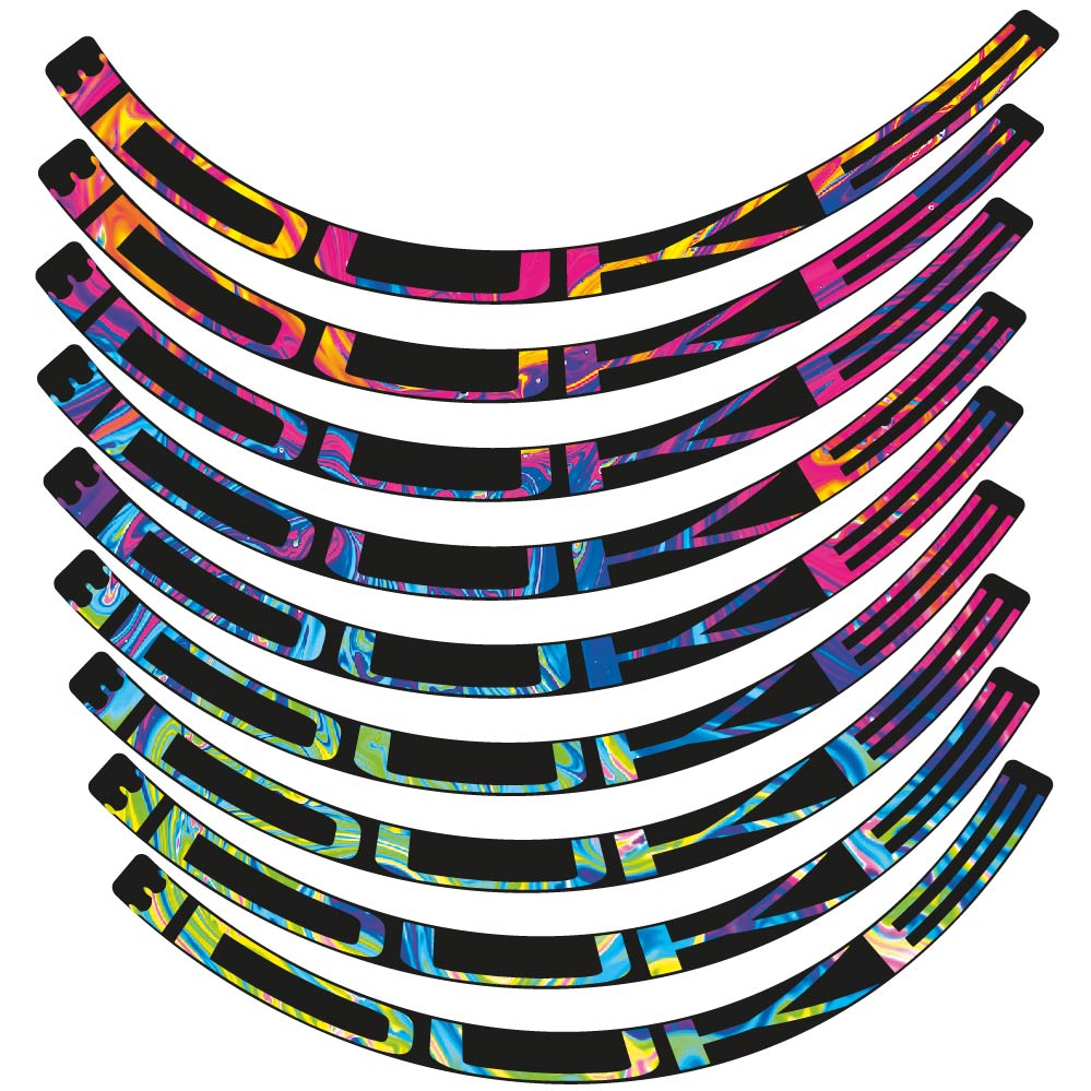 Decal Duke, MTB Wheel 29, bike sticker vinyl