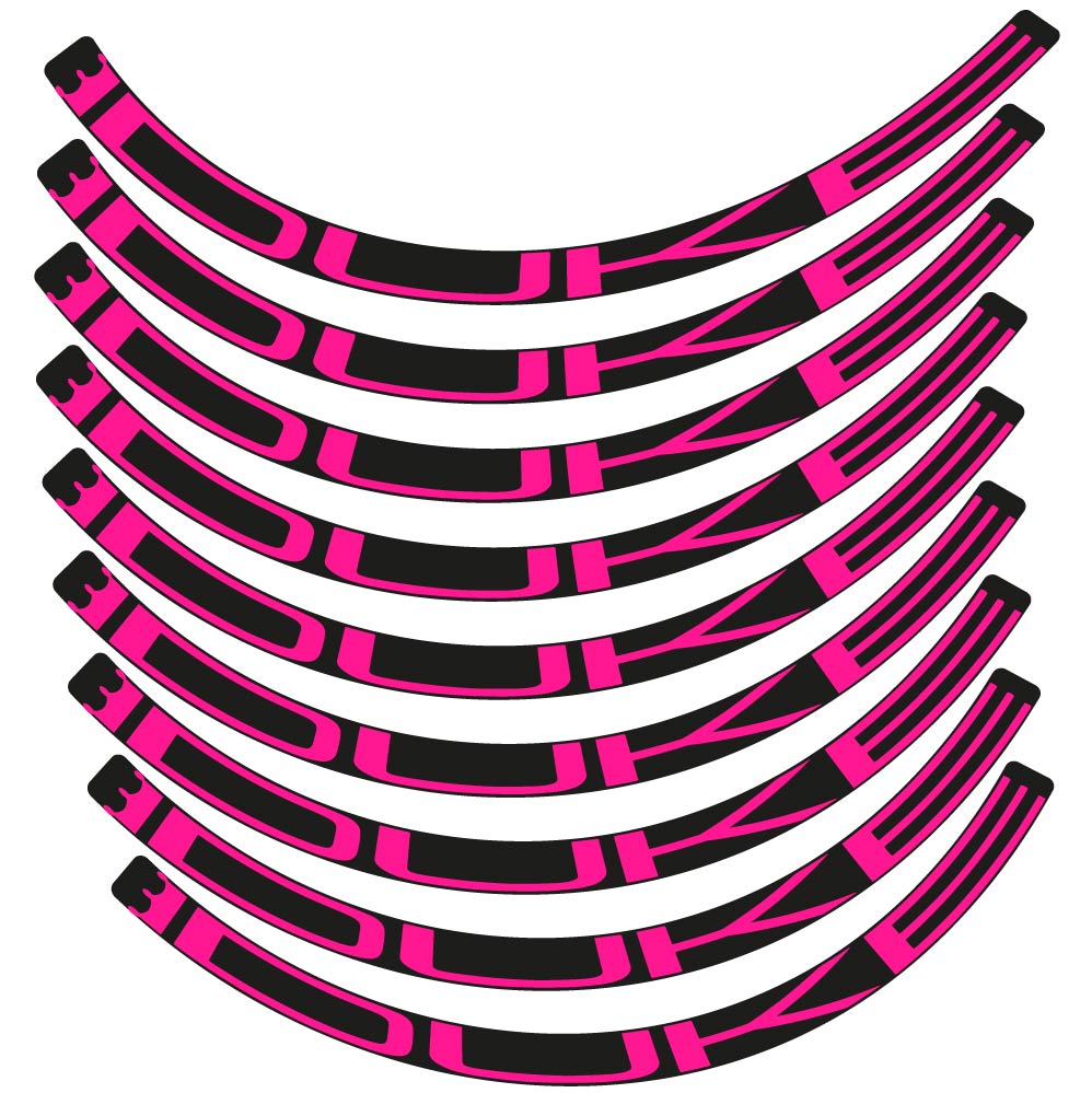 Decal Duke, MTB Wheel 29, bike sticker vinyl