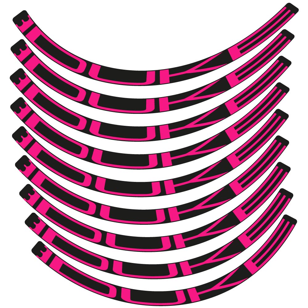 Decal Duke, MTB Wheel 29, bike sticker vinyl