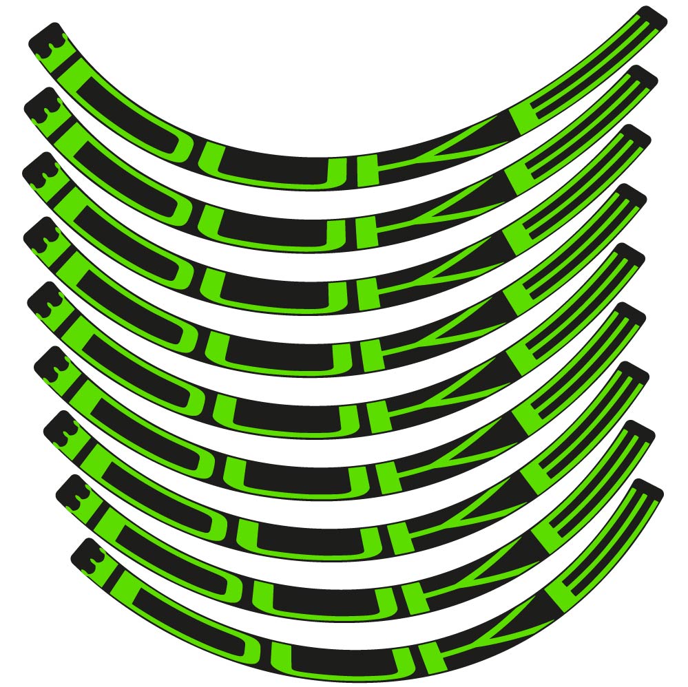 Decal Duke, MTB Wheel 29, bike sticker vinyl