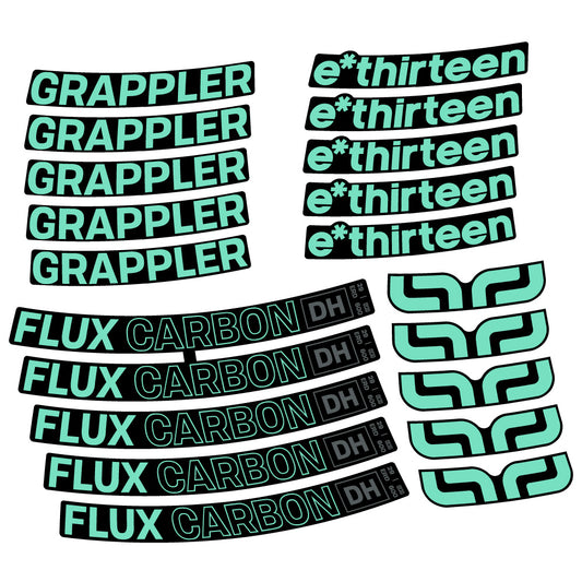 Mint decal for E-Thirteen Grappler Flux Carbon MTB wheel 29" – bike sticker vinyl