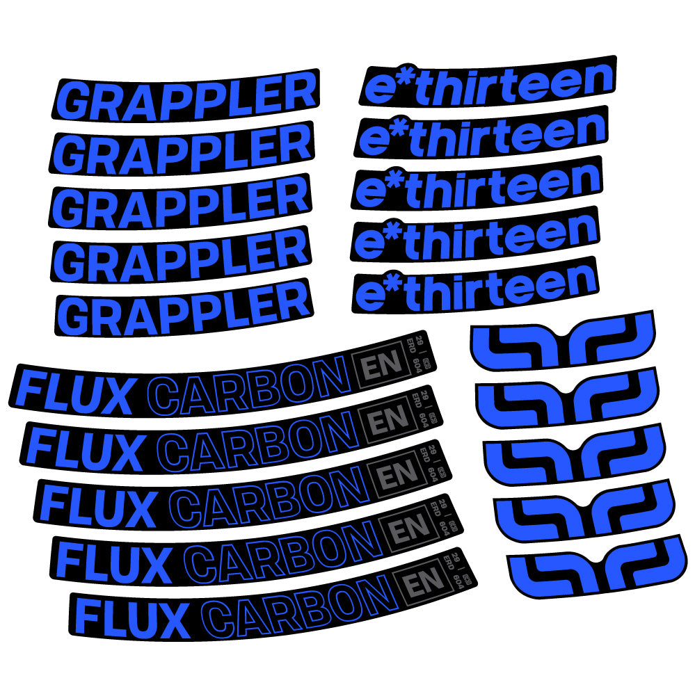 Aufkleber E-Thirteen Grappler Flux, MTB-Rad 29, Fahrradaufkleber Vinyl